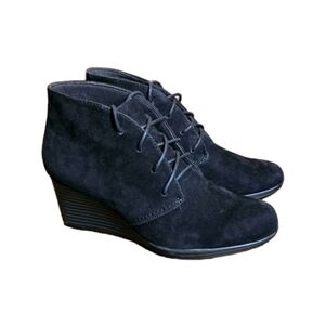 Clarks Suede Leather Ankle Boots
